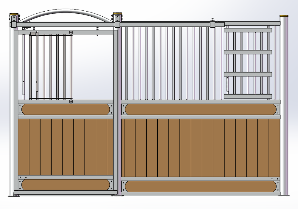 Sliding Door Stall Fronts