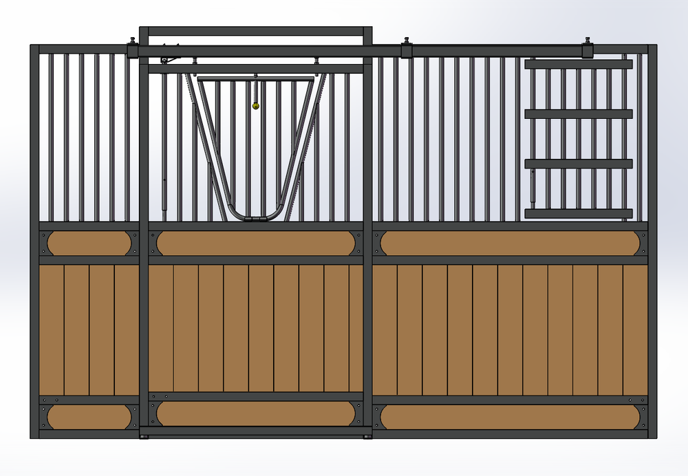 Sliding Door Stall Fronts