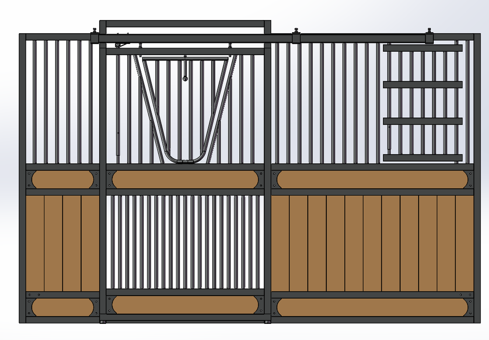 Sliding Door Stall Fronts