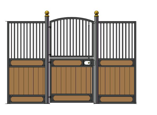 European Hinged Door Stall Fronts