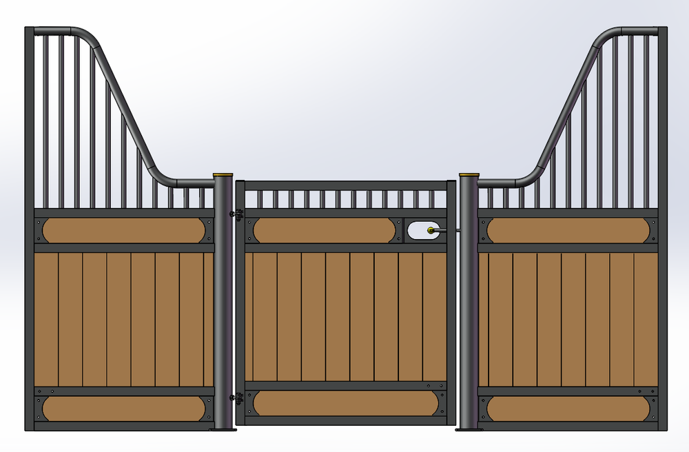 European Hinged Door Stall Fronts