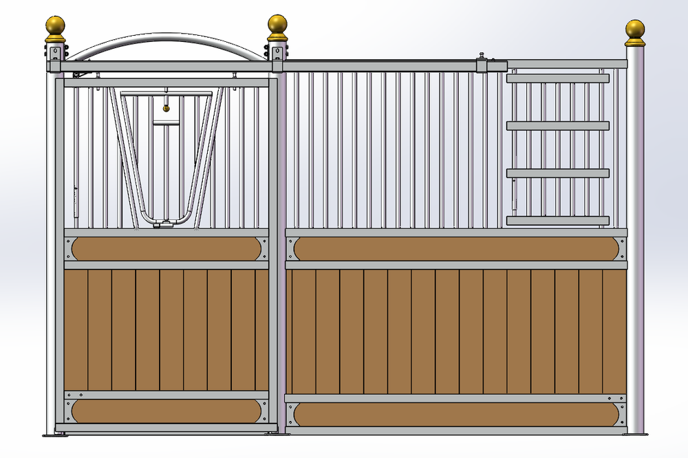 Sliding Door Stall Fronts
