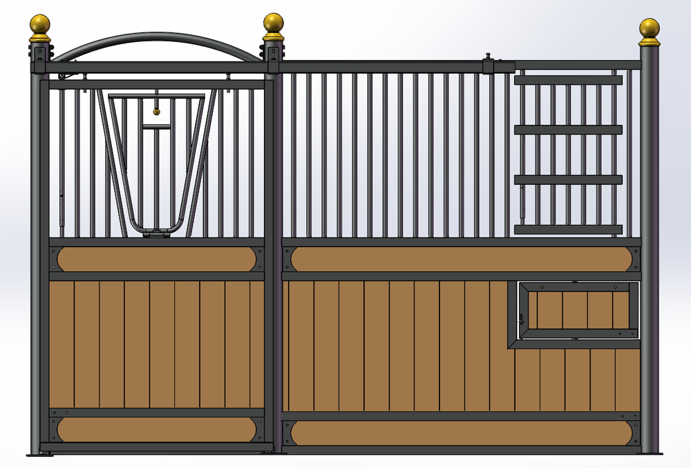Sliding Door Stall Fronts