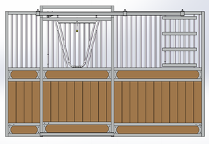 Sliding Door Stall Fronts