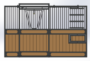 Sliding Door Stall Fronts