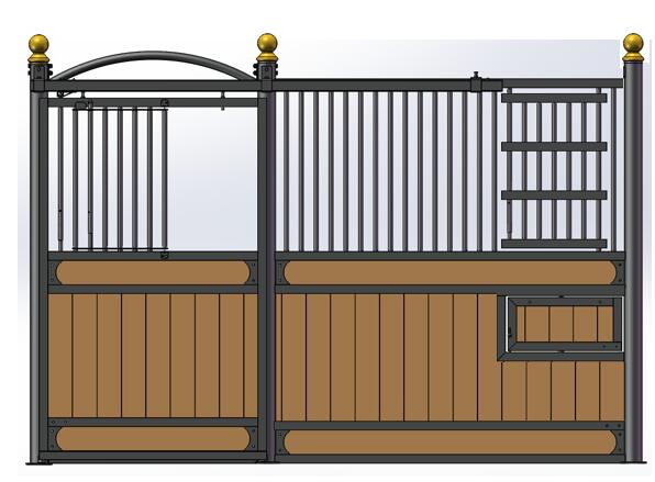 Sliding Door Stall Fronts