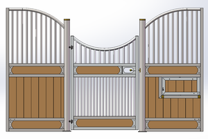 Hinged Door Stall Fronts