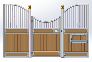 Hinged Door Stall Fronts