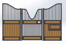 Load image into Gallery viewer, European Hinged Door Stall Fronts