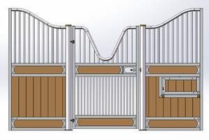 Hinged Door Stall Fronts