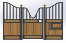 Load image into Gallery viewer, European Hinged Door Stall Fronts