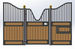 European Hinged Door Stall Fronts