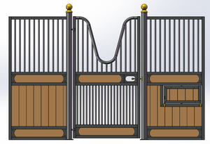 Hinged Door Stall Fronts