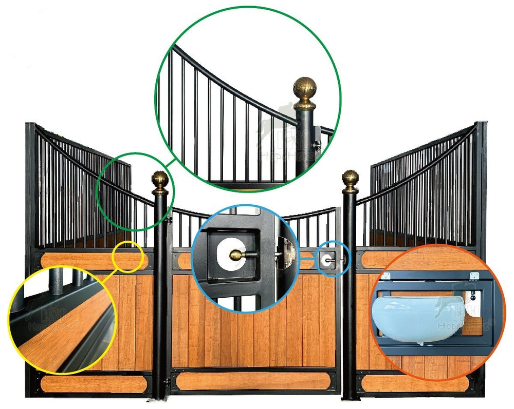 European Hinged Door Stall Fronts