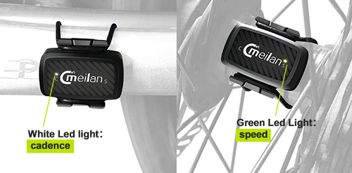 Meilan C1 Speed & Cadence Sensor - No Magnets Required