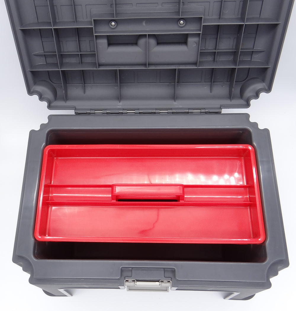 Grey Step Stool Grooming Caddy Set