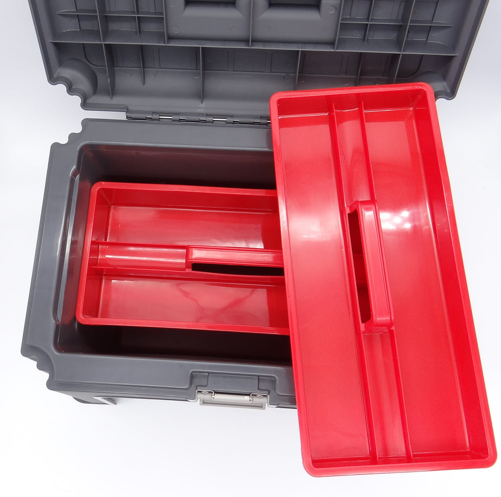 Grey Step Stool Grooming Caddy Set