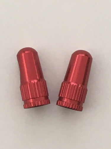 RESPONSE Alloy Presta Valve Cap 2pcs - Black, Red, Gold, blue